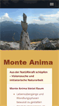 Mobile Screenshot of monte-anima.com